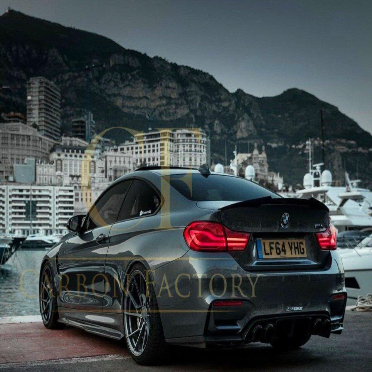 PSM Style Carbon Fibre Side Skirts  Extension for BMW F80 M3 14-20 - Carbon Factory