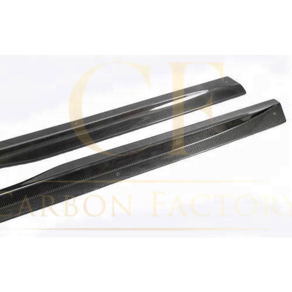 PSM Style Carbon Fibre Side Skirts  Extension for BMW F80 M3 14-20 - Carbon Factory