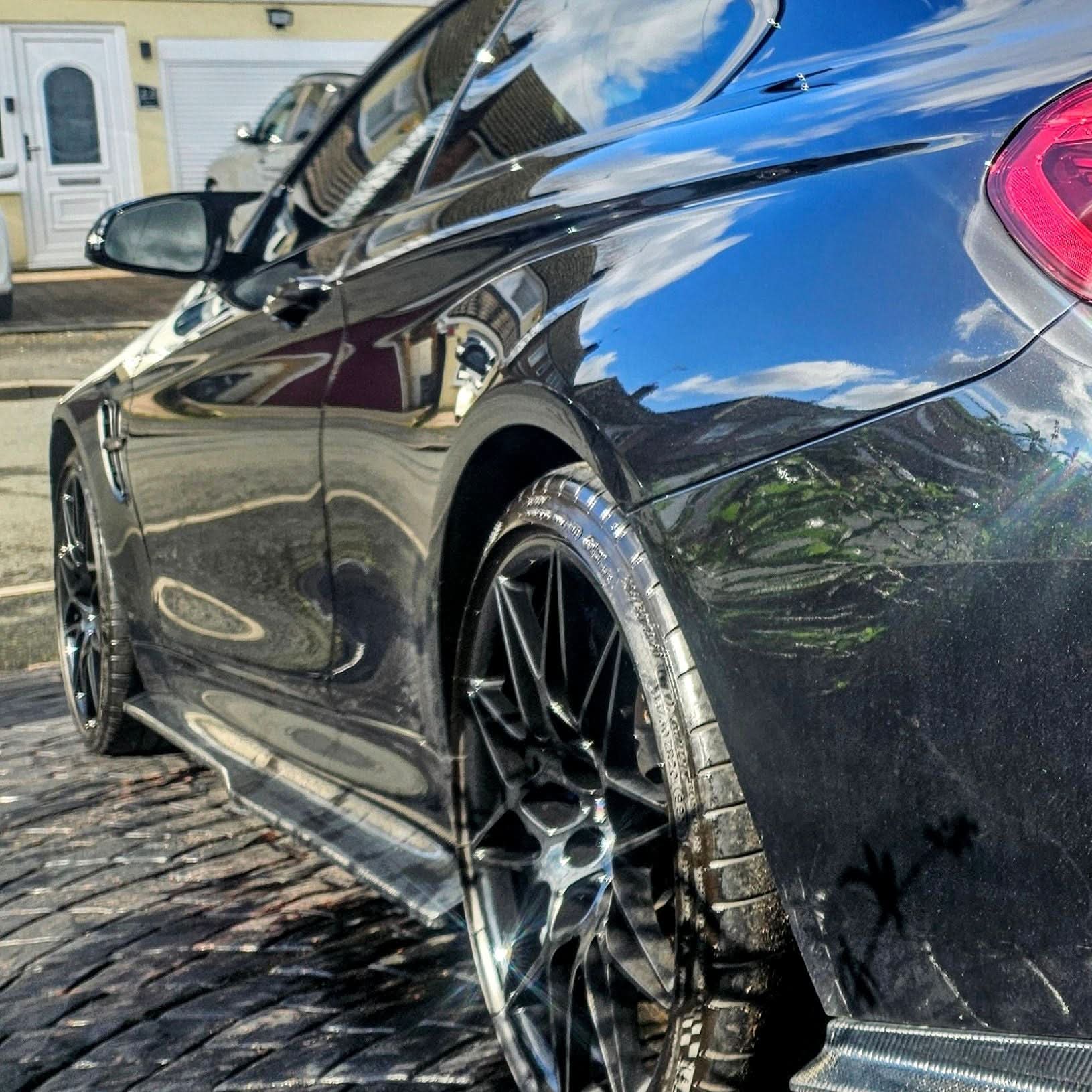 PSM Style Carbon Fibre Side Skirts Extension for BMW F82 F83 M4 14-20 - Carbon Factory