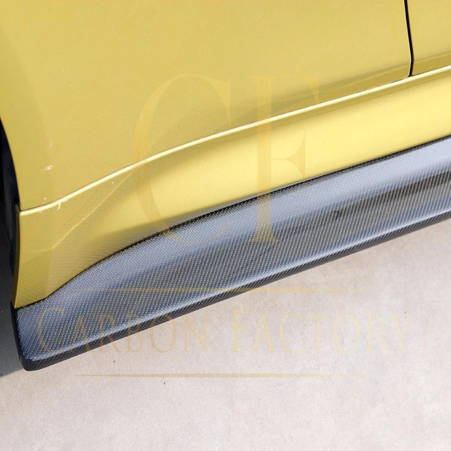 PSM Style Carbon Fibre Side Skirts Extension for BMW F82 F83 M4 14-20 - Carbon Factory