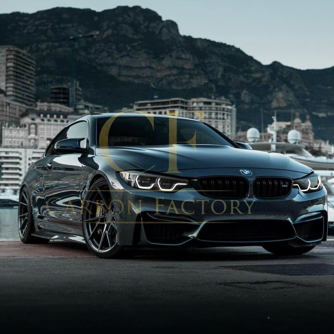 PSM Style Carbon Fibre Side Skirts Extension for BMW F82 F83 M4 14-20 - Carbon Factory