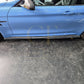 PSM Style Carbon Fibre Side Skirts Extension for BMW F82 F83 M4 14-20 - Carbon Factory