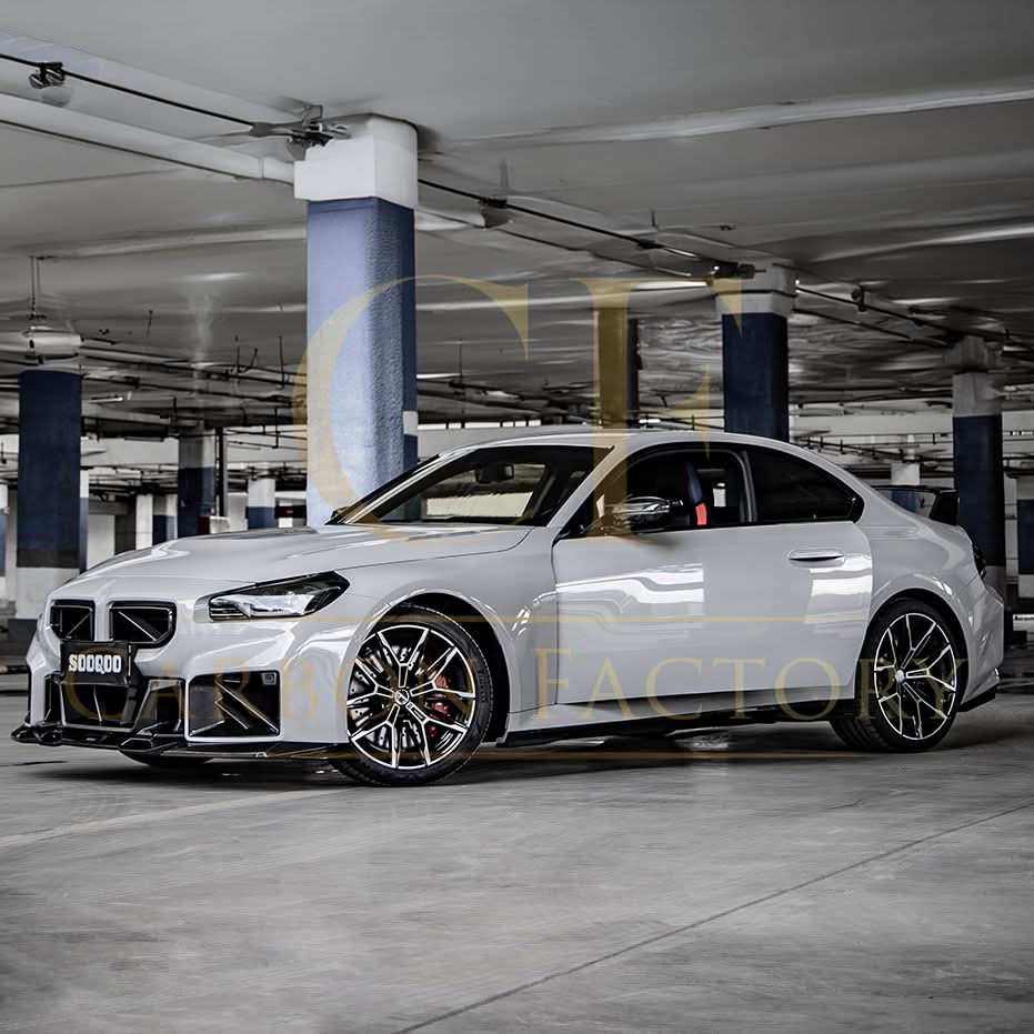 SQ Style Pre-Preg Carbon Fibre Side Skirts for BMW G87 M2 23-Present - Carbon Factory