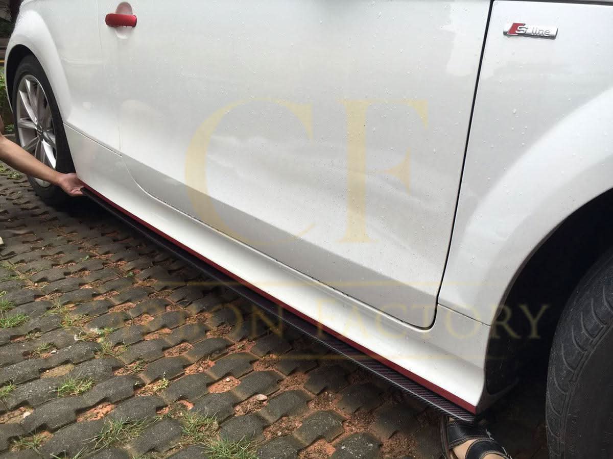 V Style Carbon Fibre Side Skirts for Audi 8J TT TTS MK2 07-14 - Carbon Factory