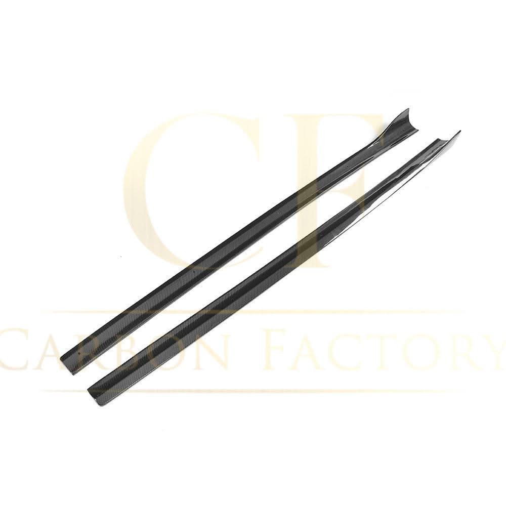 V Style Carbon Fibre Side Skirts for Audi A3 Hatchback S Line 13-15 - Carbon Factory