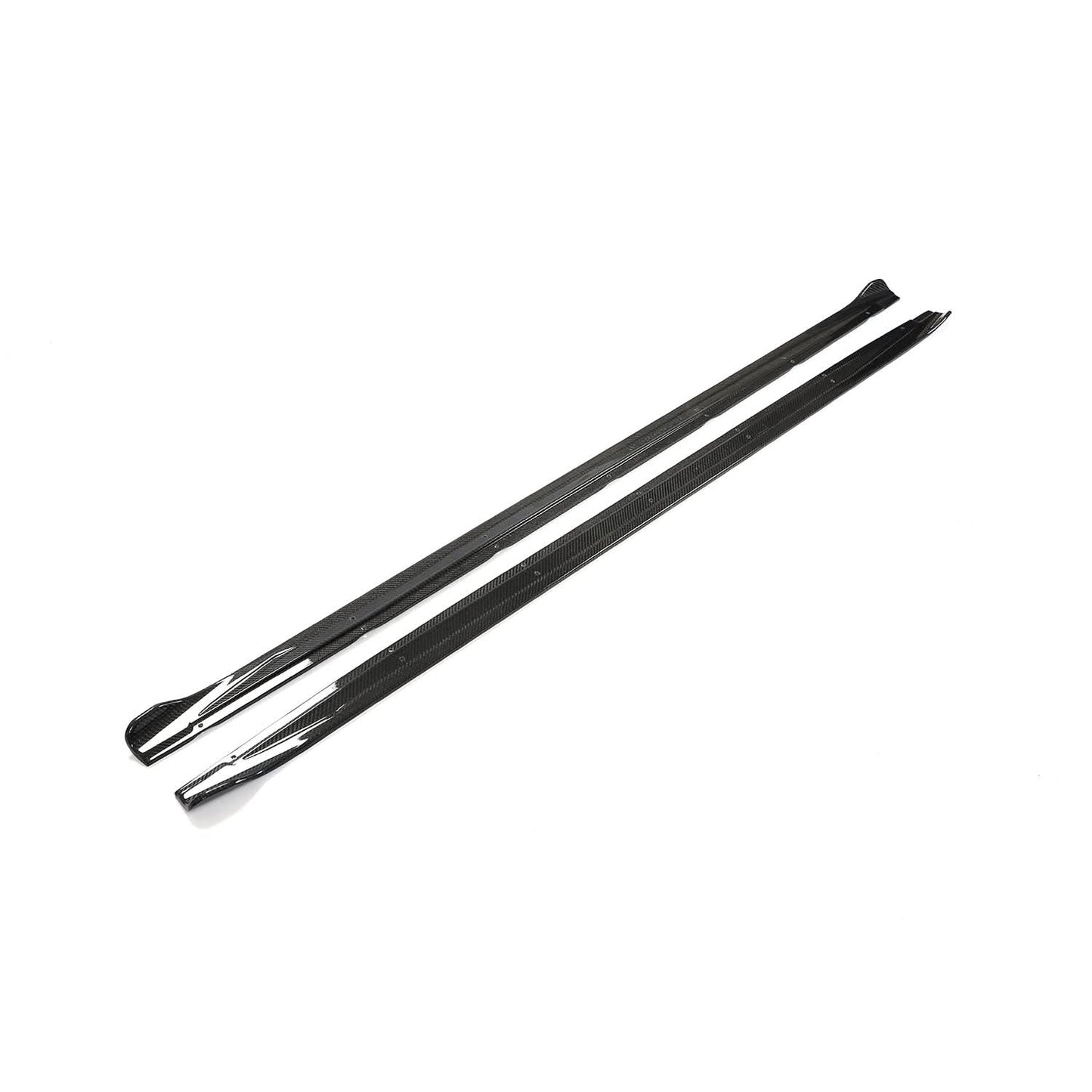 V Style Carbon Fibre Side Skirts for Audi A3 S3 Saloon 20-22 - Carbon Factory