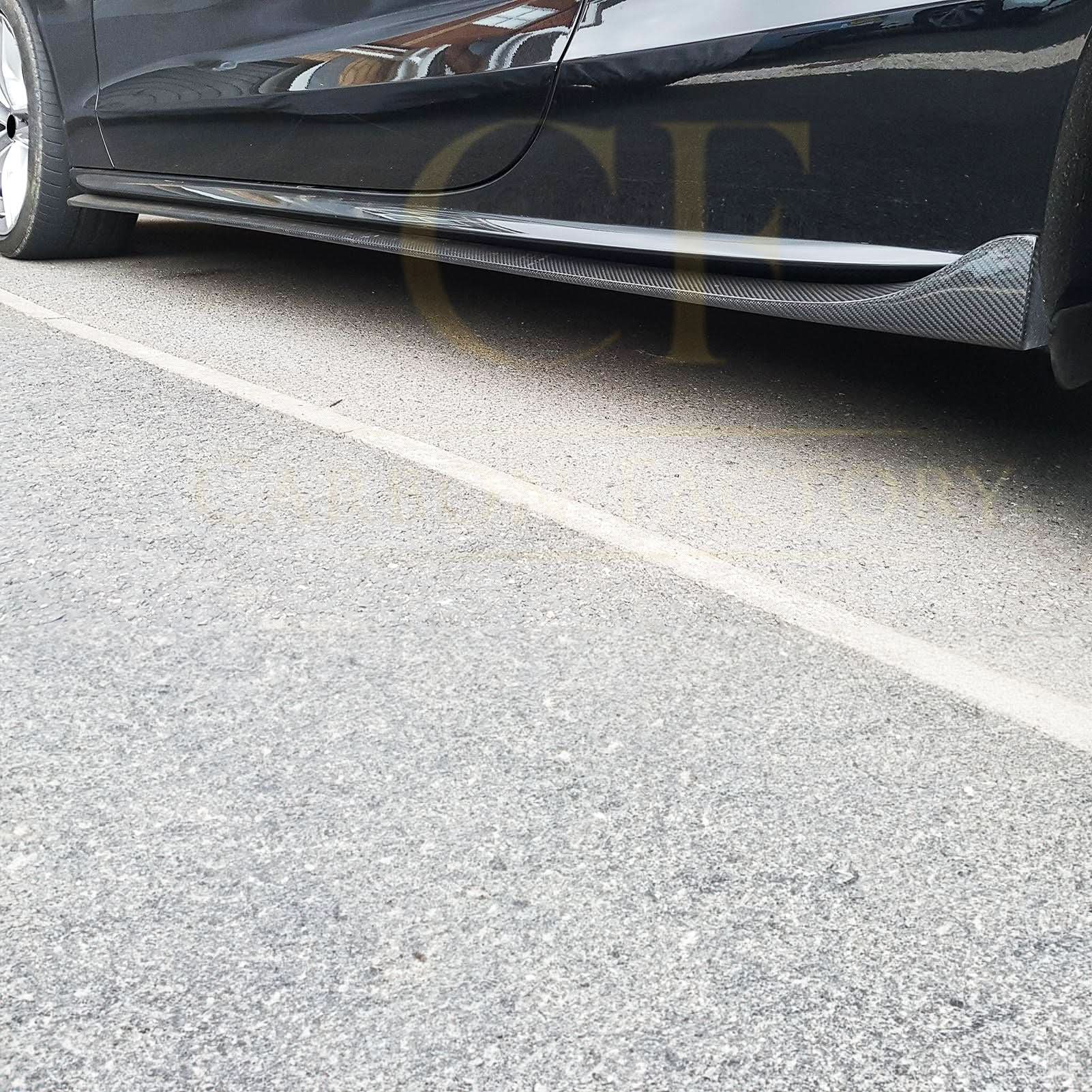 V Style Carbon Fibre Side Skirts for Audi B8 B8.5 A5 S5 2 Door 07-16 - Carbon Factory