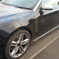 V Style Carbon Fibre Side Skirts for Audi B8 B8.5 A5 S5 2 Door 07-16 - Carbon Factory