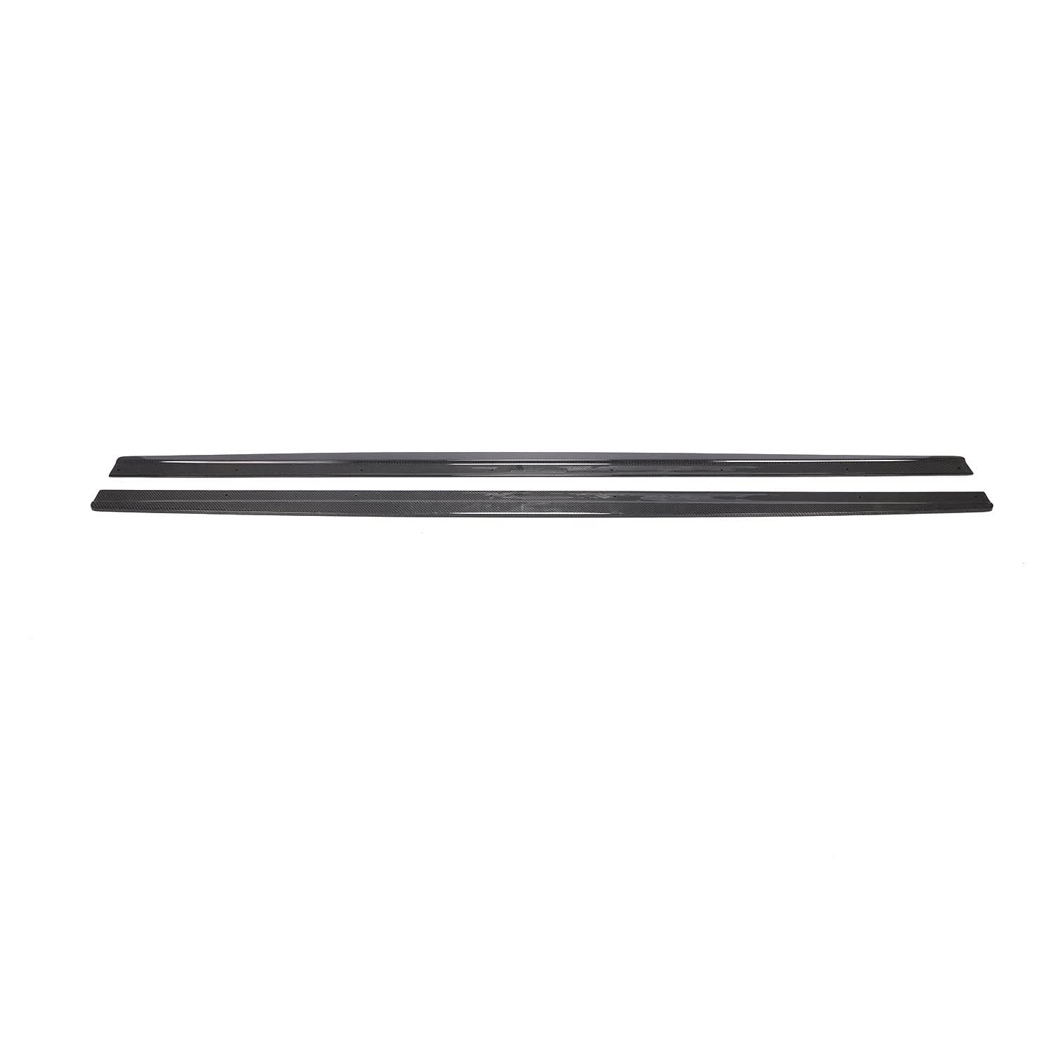 V Style Carbon Fibre Side Skirts for Audi C7 RS6 13-18 - Carbon Factory