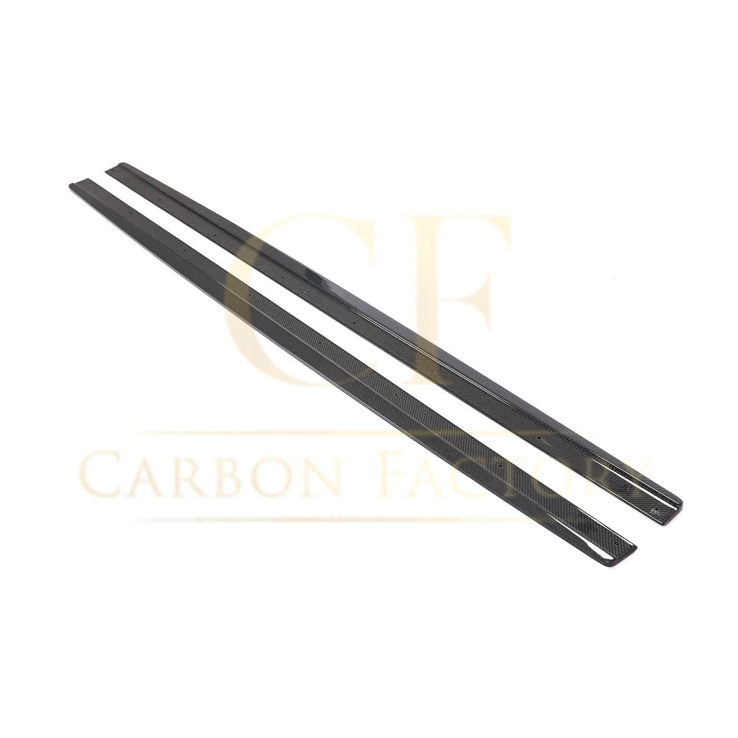V Style Carbon Fibre Side Skirts for Audi C7 RS6 13-18 - Carbon Factory
