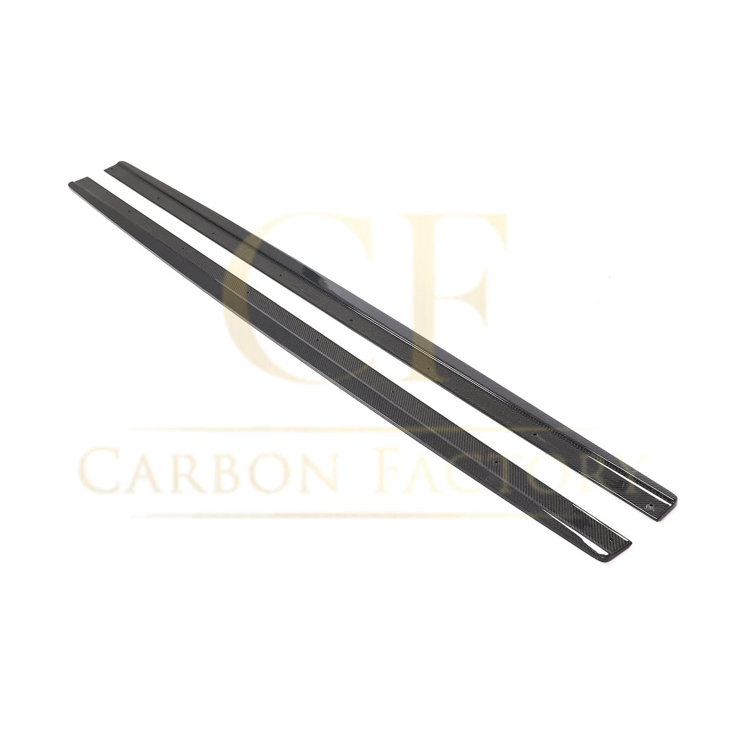V Style Carbon Fibre Side Skirts for Audi C7 RS6 13-18 - Carbon Factory