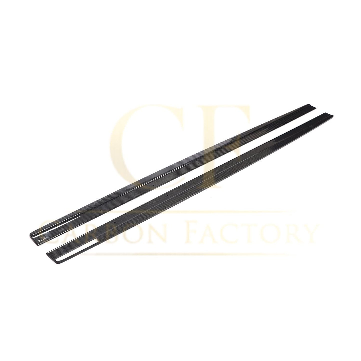 V Style Carbon Fibre Side Skirts for Audi C7 RS6 13-18 - Carbon Factory