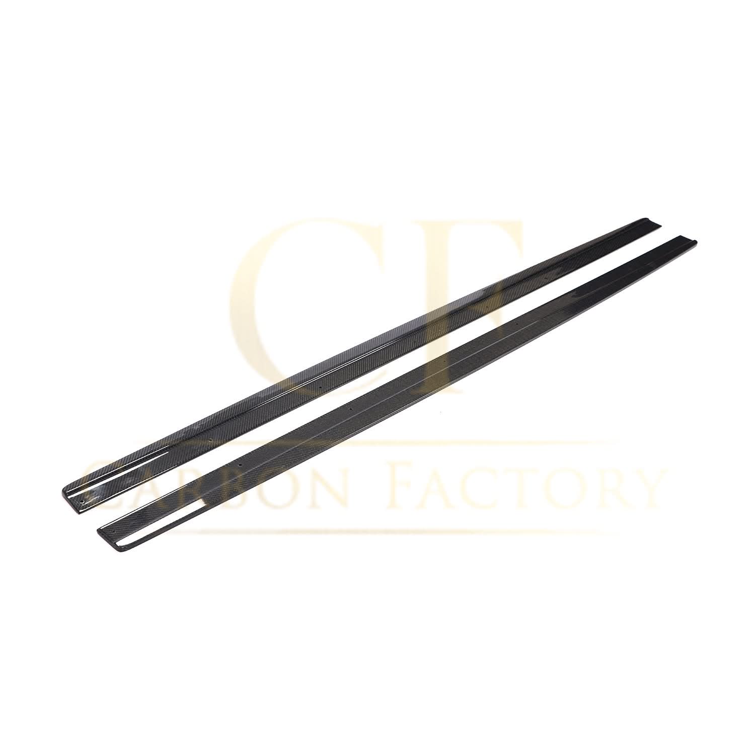 V Style Carbon Fibre Side Skirts for Audi C7 RS6 13-18 - Carbon Factory