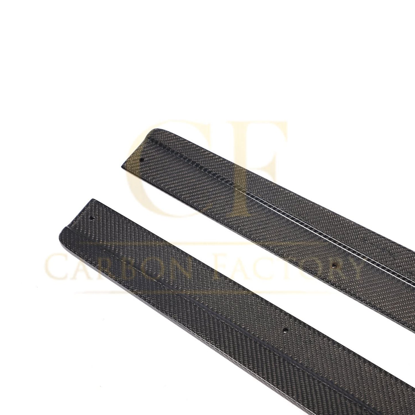 V Style Carbon Fibre Side Skirts for Audi C7 RS6 13-18 - Carbon Factory