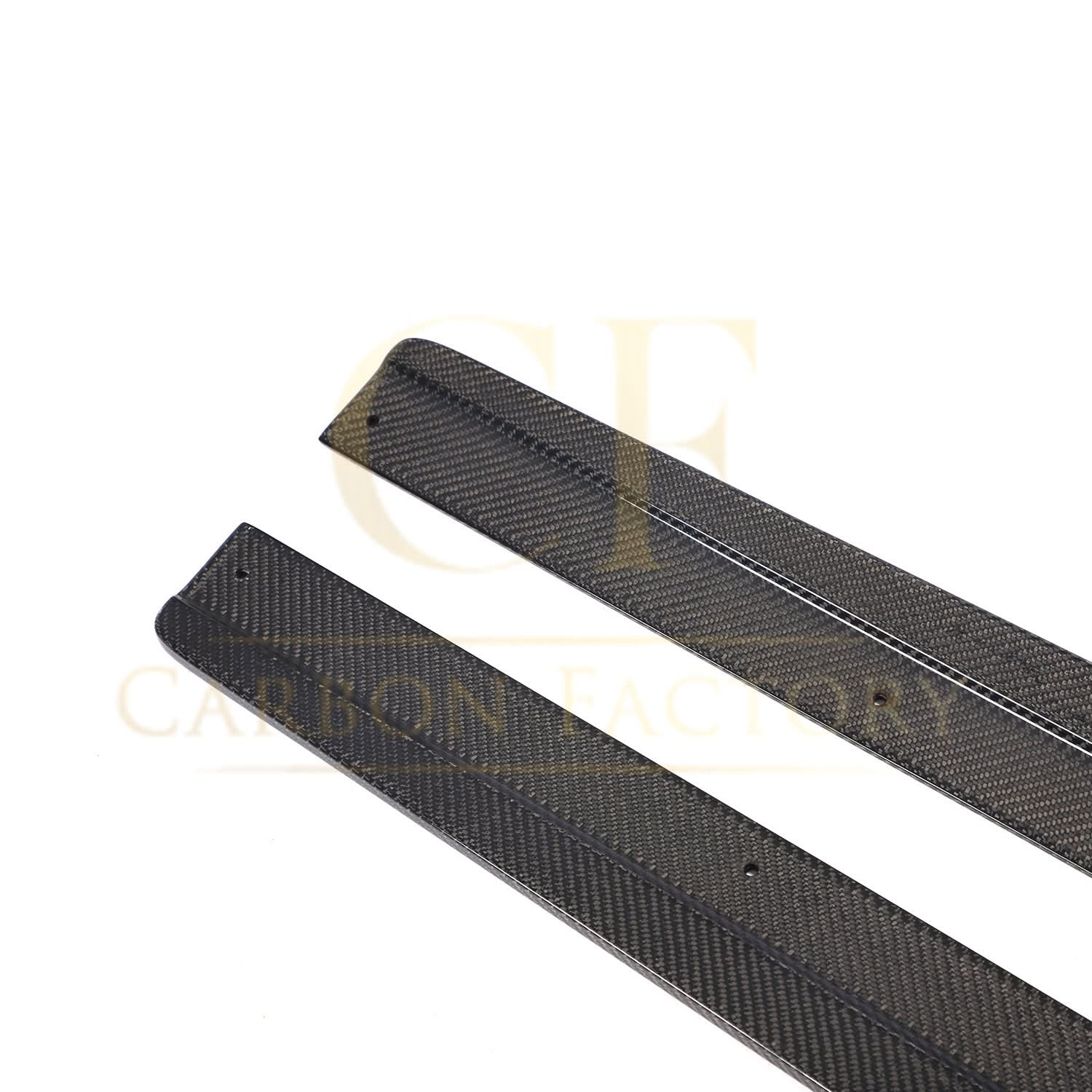 V Style Carbon Fibre Side Skirts for Audi C7 RS6 13-18 - Carbon Factory