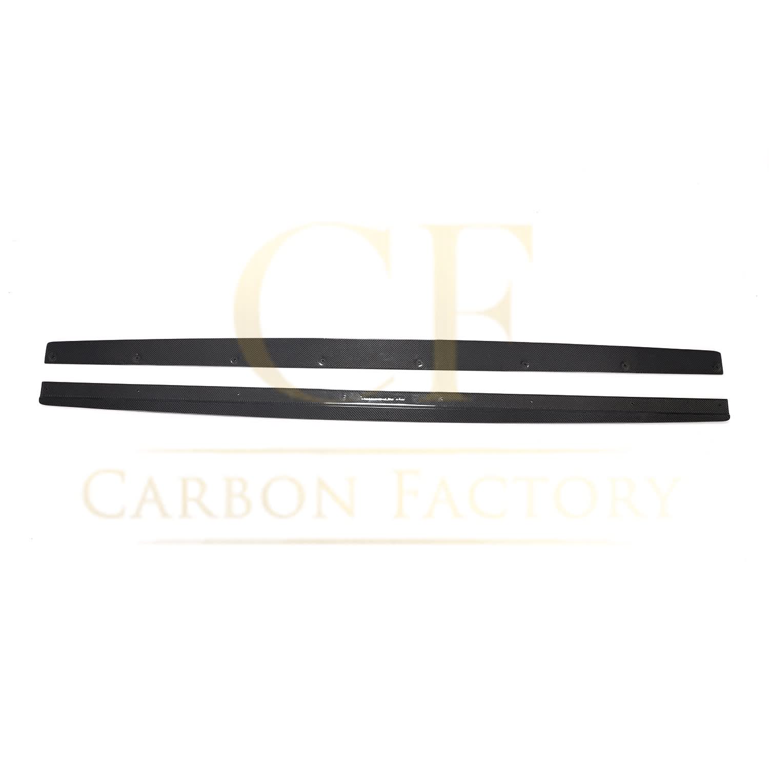 V Style Carbon Fibre Side Skirts for Audi C7 RS6 13-18 - Carbon Factory