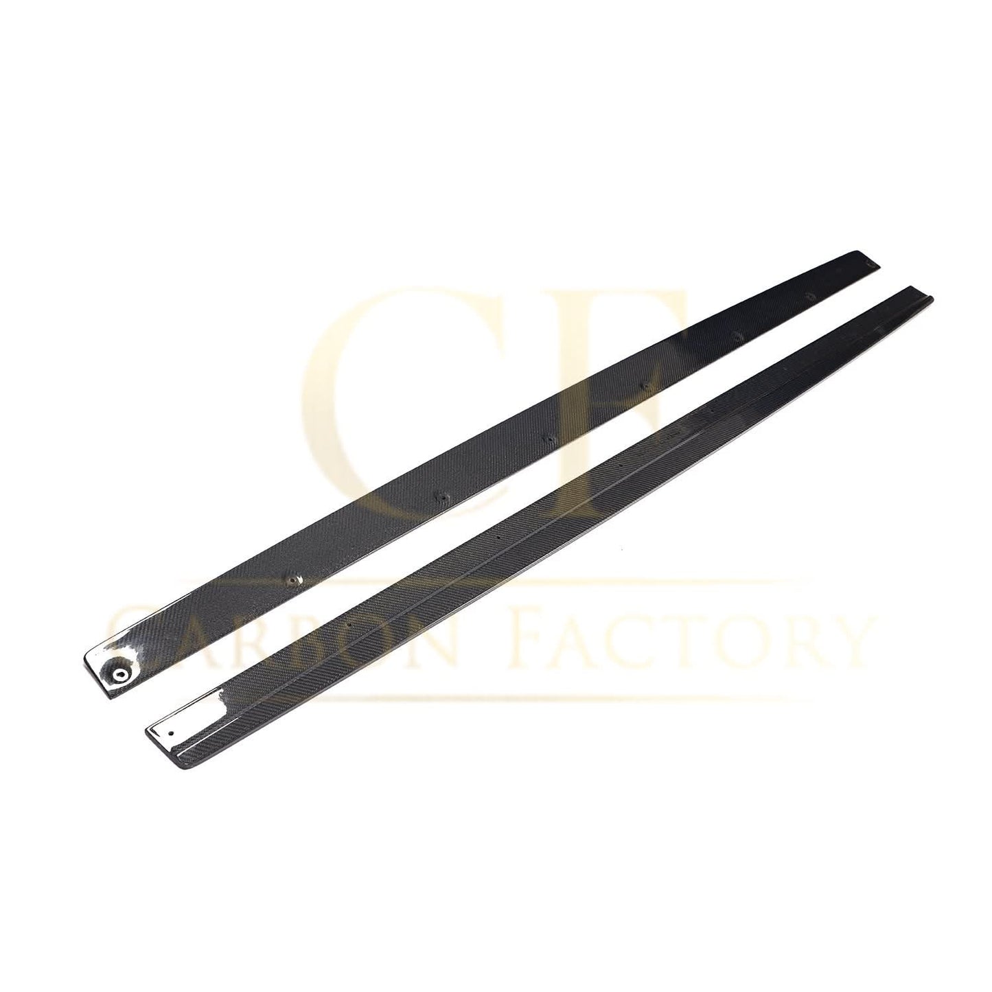 V Style Carbon Fibre Side Skirts for Audi C7 RS6 13-18 - Carbon Factory