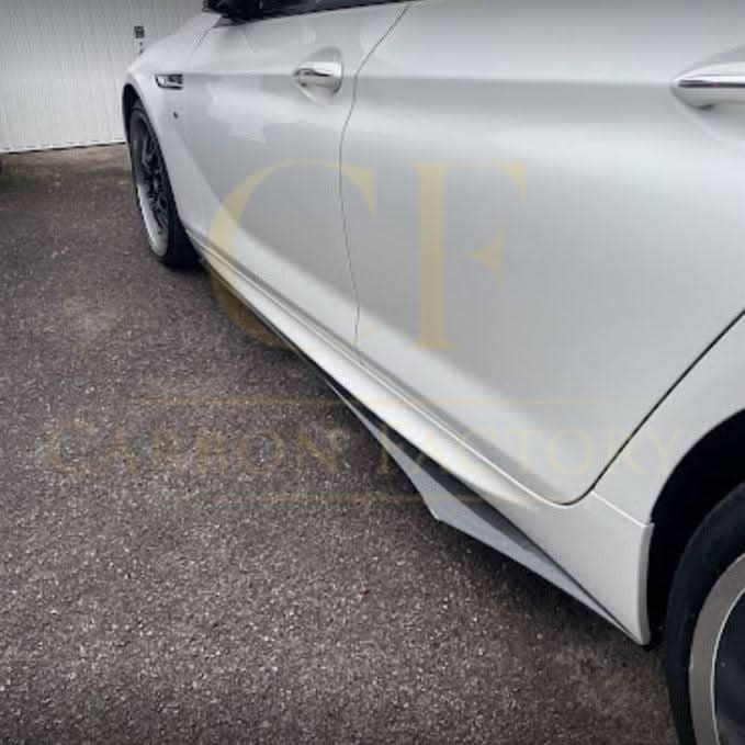 V Style Carbon Fibre Side Skirts for BMW 6 Series F06 inc M6 4 Door 11-18 - Carbon Factory