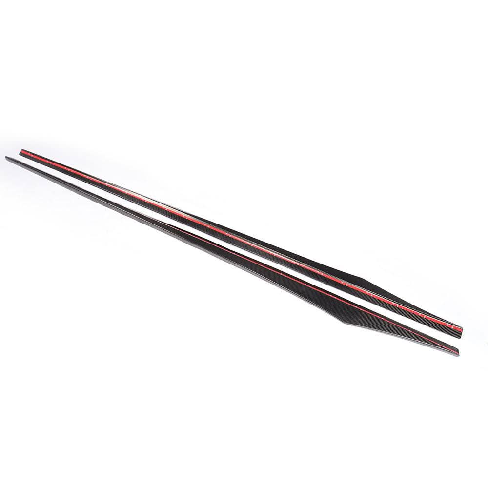 V Style Carbon Fibre Side Skirts for BMW 6 Series F06 inc M6 4 Door 11-18 - Carbon Factory