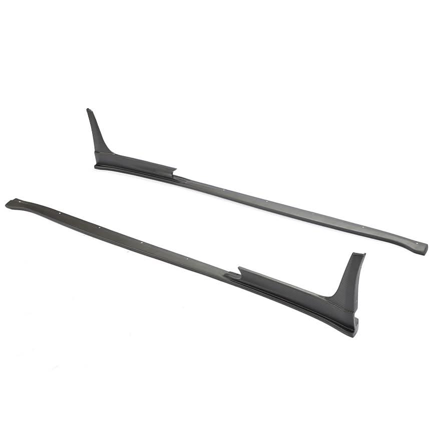 V Style Carbon Fibre Side Skirts for Porsche Boxster & Cayman 718 16-19 - Carbon Factory