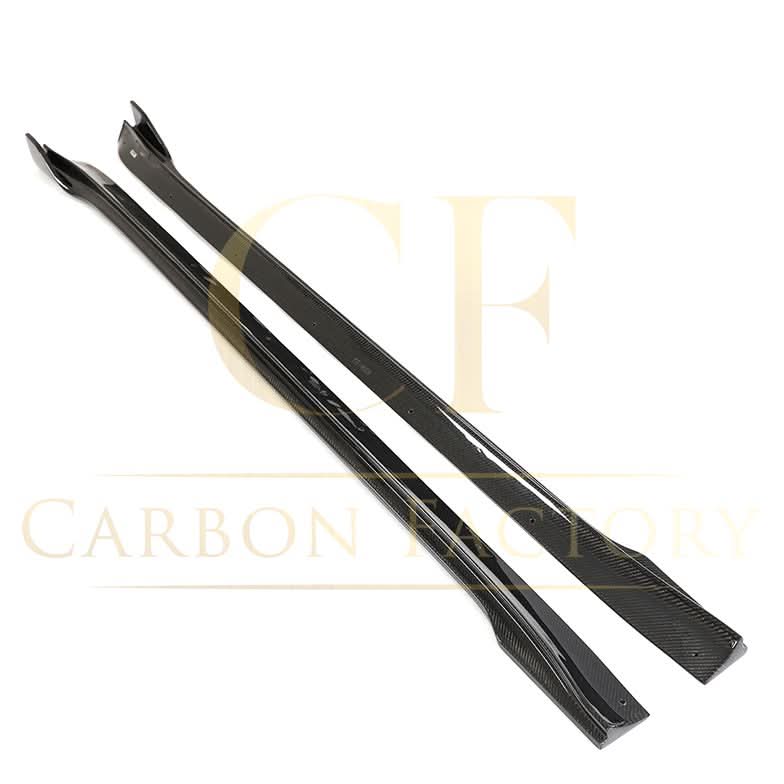 V Style Carbon Fibre Side Skirts for Tesla Model 3 Facelift 18-23 - Carbon Factory