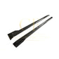 V Style Carbon Fibre Side Skirts for Tesla Model S Facelift 21-Present - Carbon Factory