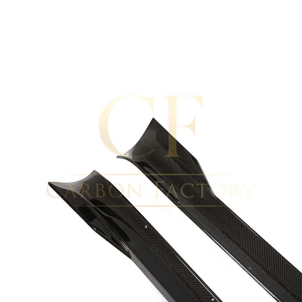 V Style Carbon Fibre Side Skirts for Tesla Model S Facelift 21-Present - Carbon Factory