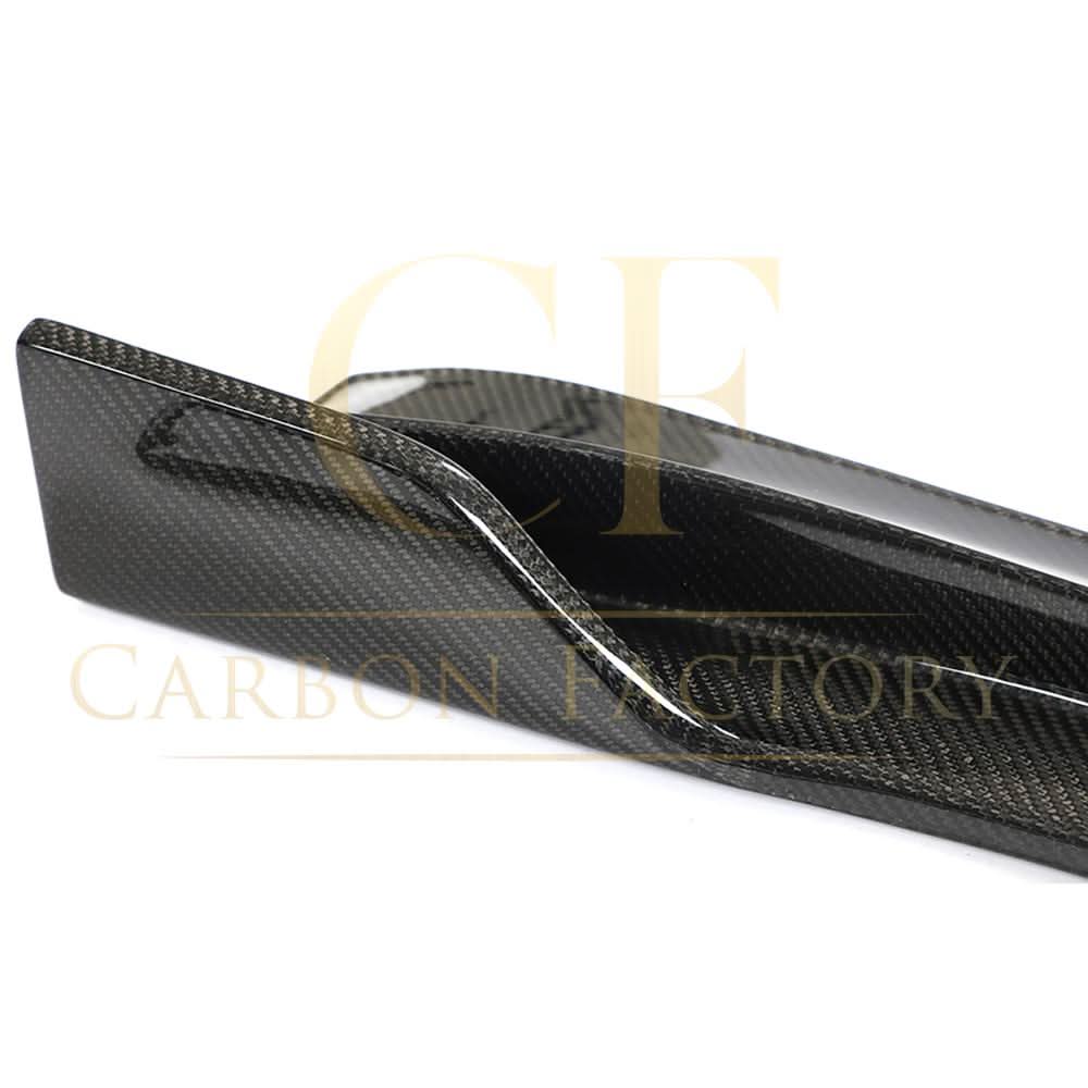 V Style Carbon Fibre Side Skirts for Tesla Model Y 19-23 - Carbon Factory
