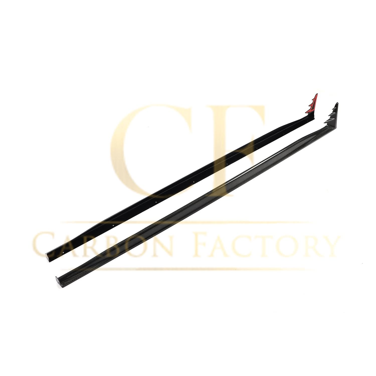 V Style Carbon Fibre Side Skirts for VW Golf MK8 GTI & R Line 21-Present - Carbon Factory