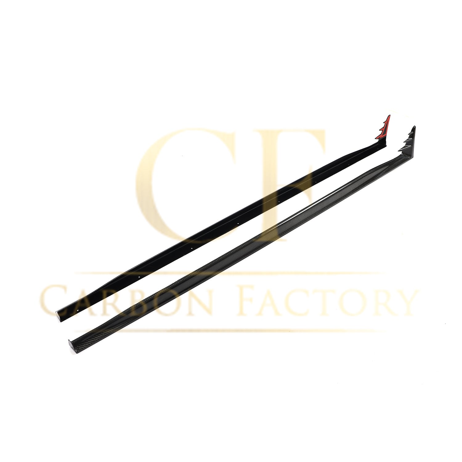 V Style Carbon Fibre Side Skirts for VW Golf MK8 GTI & R Line 21-Present - Carbon Factory