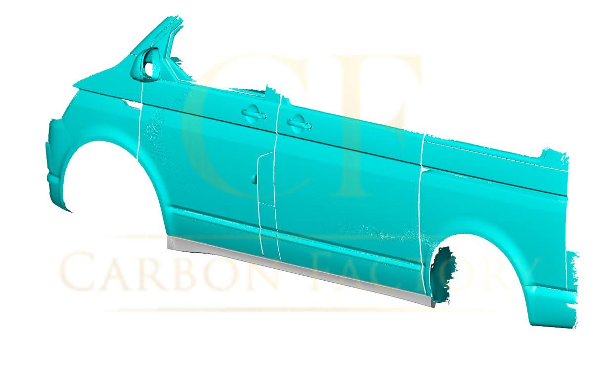 V Style Carbon Fibre Side Skirts for VW T6 Multivan 15-20 - Carbon Factory