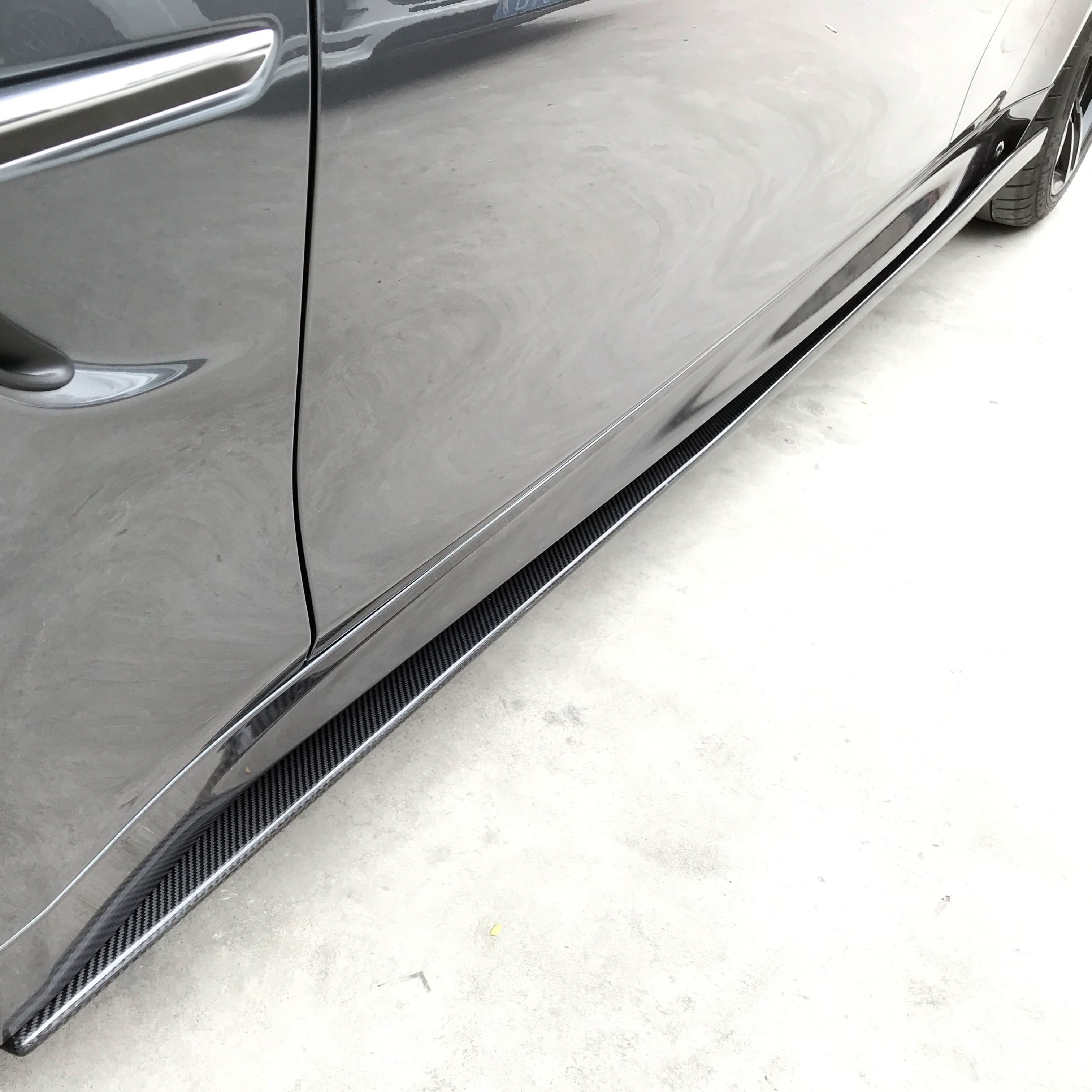 V Style Carbon Fibre Side Skirts Extension for BMW F80 M3 F82 F83 M4 2014-2020 - Carbon Factory