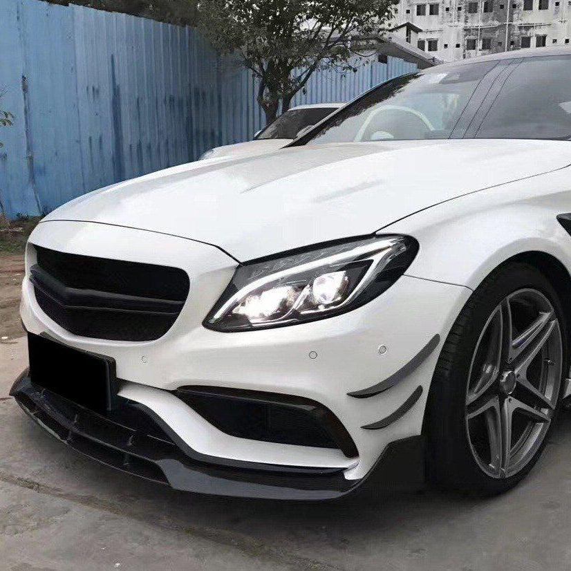 Brabus Style Carbon Fibre Front Splitter for Mercedes W205 C63 15-21 - Carbon Factory