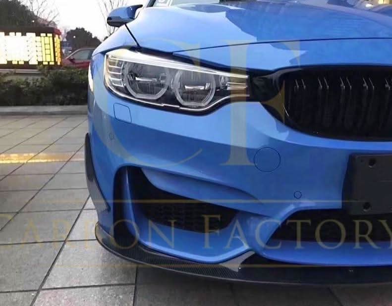 3D Style Carbon Fibre Front Splitter for BMW F80 M3 F82 F83 M4 14-20 - Carbon Factory
