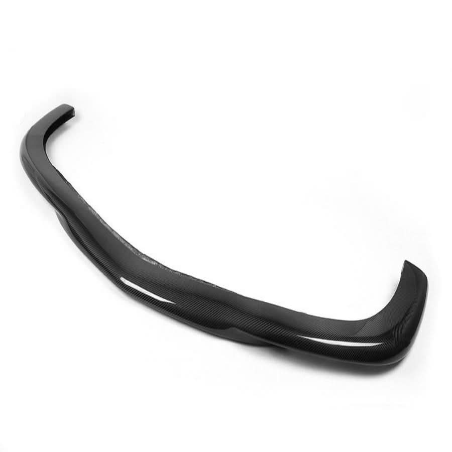 AMG-style carbon fibre front splitter for Mercedes-Benz W204 C63 pre-facelift 2007-2011, detailed close-up of the splitter design.