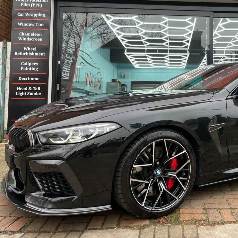 AC Style Carbon Fibre Front Splitter for BMW F91 F92 F93 M8 18-Present - Carbon Factory