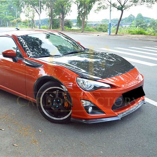 BM Style Carbon Fibre Front Splitter for Toyota GT86 13-16 - Carbon Factory