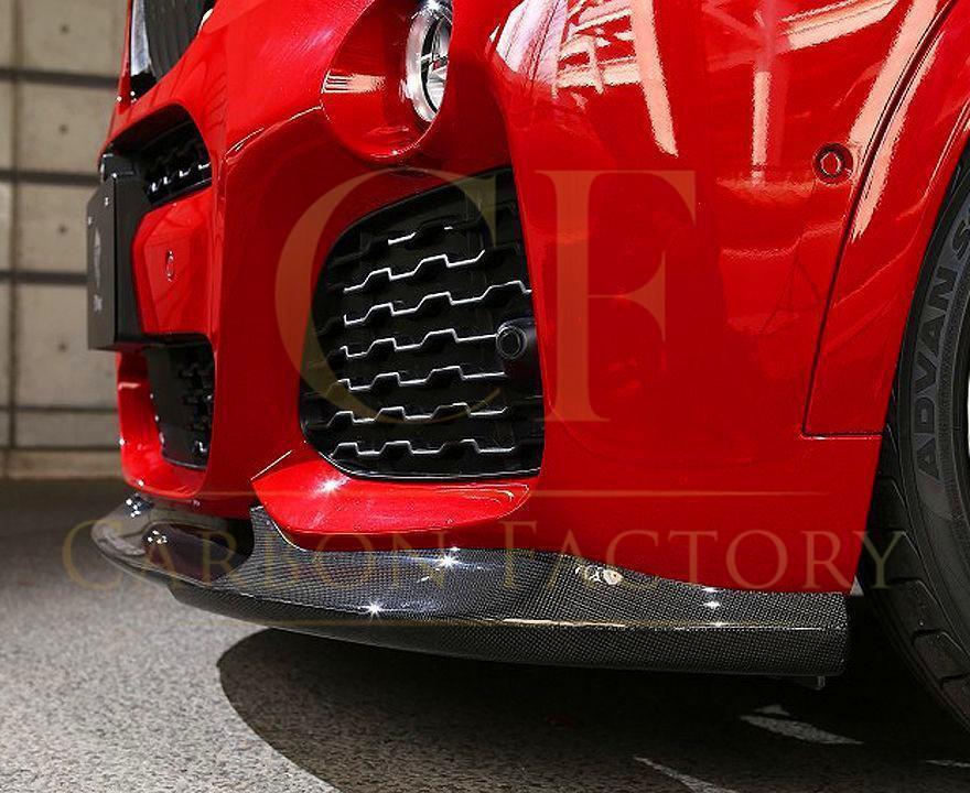 Carbon Fibre Front Splitter for BMW F25 X3 F26 X4 M Sport 15-18 - Carbon Factory