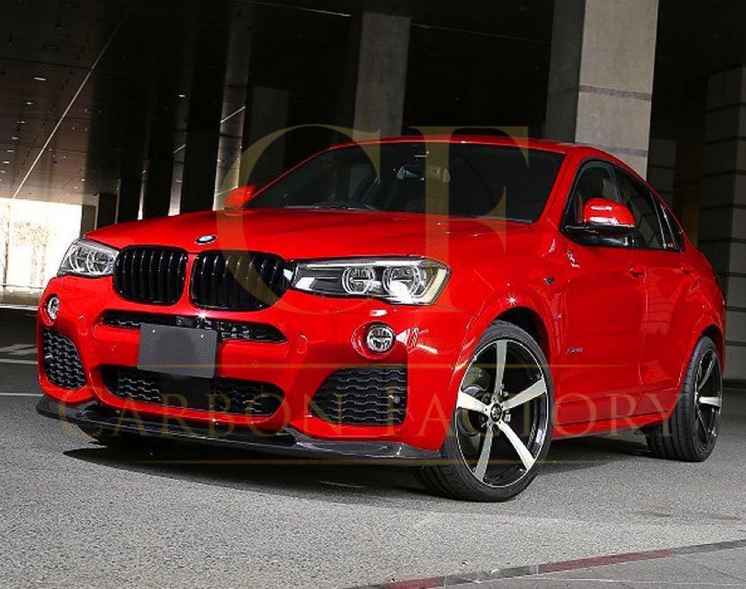 Carbon Fibre Front Splitter for BMW F25 X3 F26 X4 M Sport 15-18 - Carbon Factory