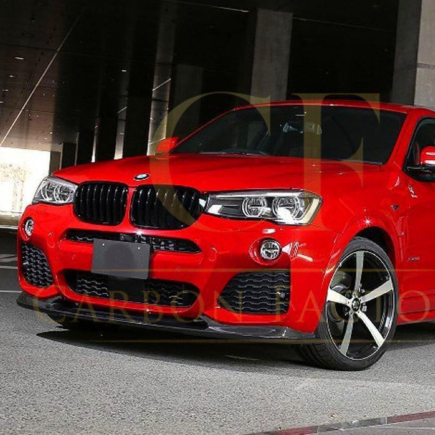 Carbon Fibre Front Splitter for BMW F25 X3 F26 X4 M Sport 15-18 - Carbon Factory