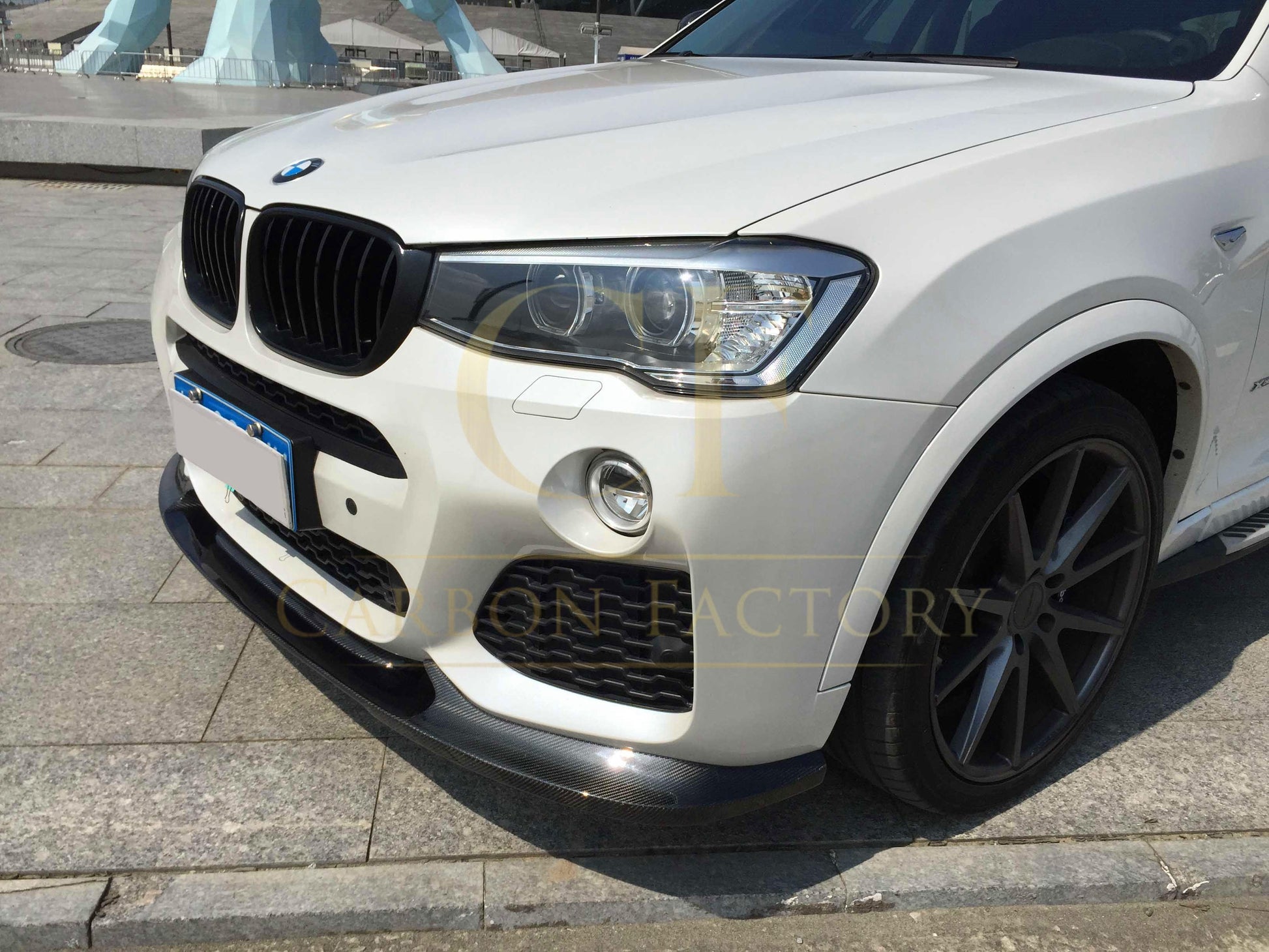 Carbon Fibre Front Splitter for BMW F25 X3 F26 X4 M Sport 15-18 - Carbon Factory