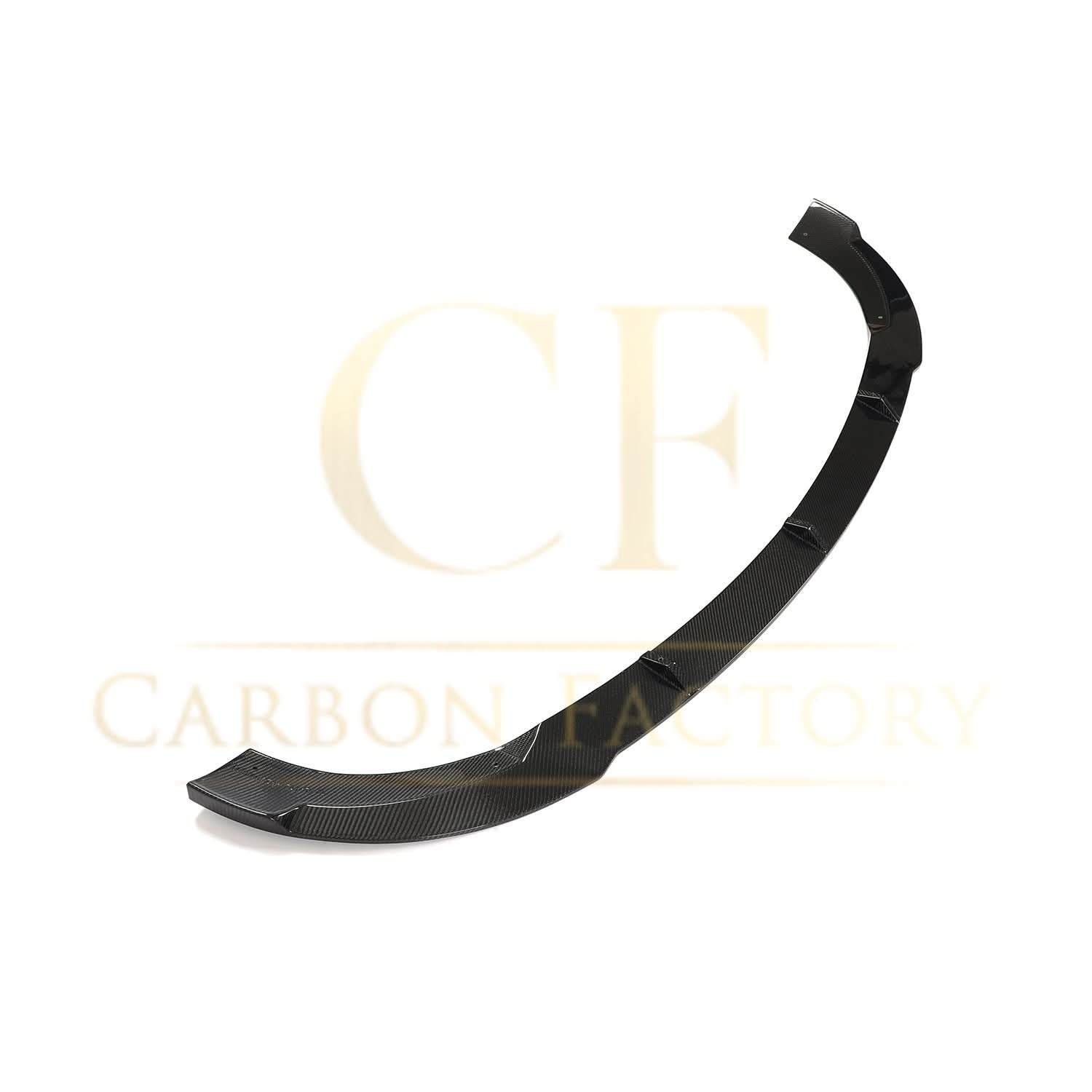 Carbon Fibre Front Splitter for Mercedes W213 E Class Facelift Saloon Non AMG 19-Present - Carbon Factory