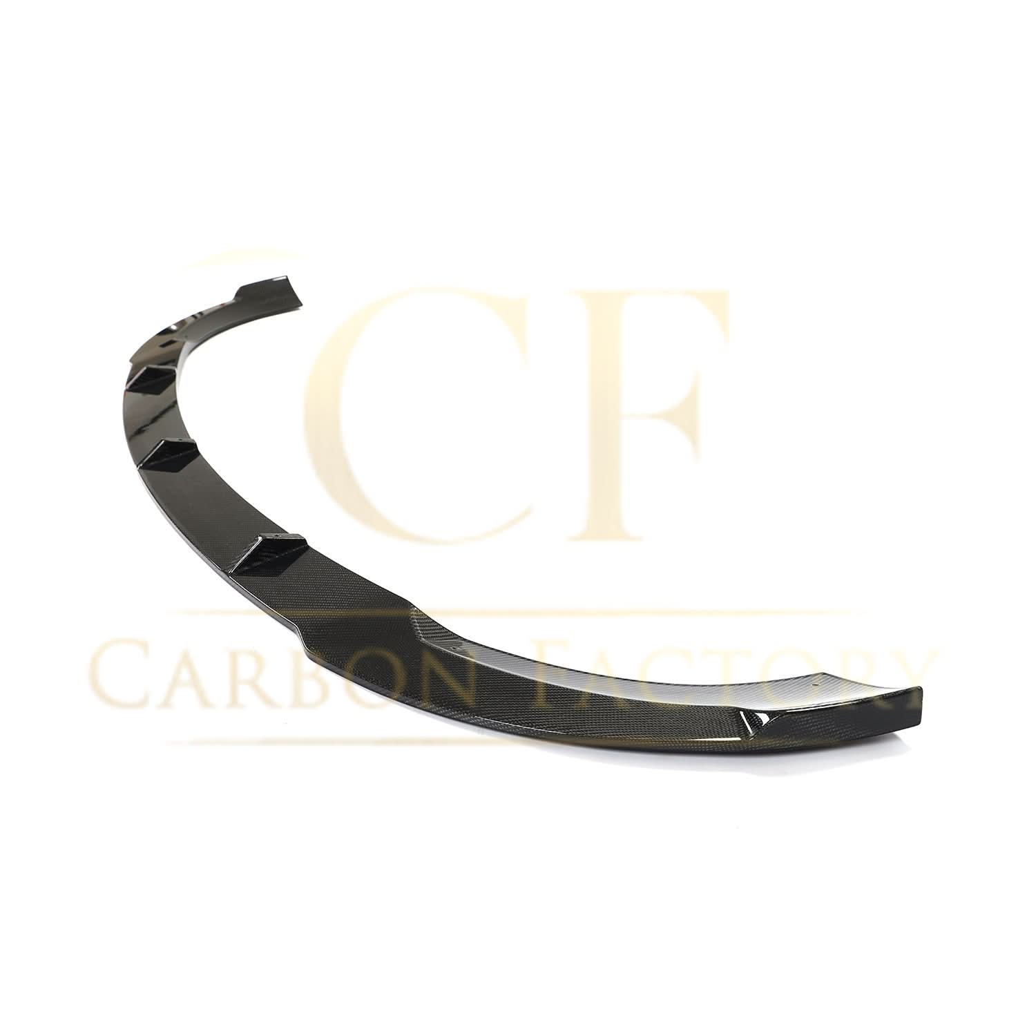 Carbon Fibre Front Splitter for Mercedes W213 E Class Facelift Saloon Non AMG 19-Present - Carbon Factory