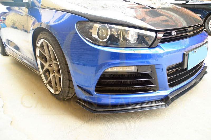 Carbon Fibre Front Splitter for VW Scirocco R 09-14 - Carbon Factory