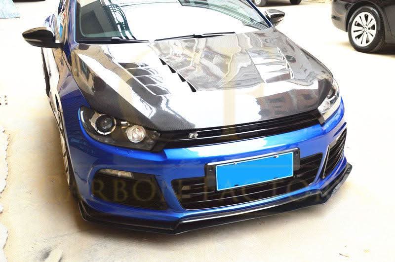 Carbon Fibre Front Splitter for VW Scirocco R 09-14 - Carbon Factory