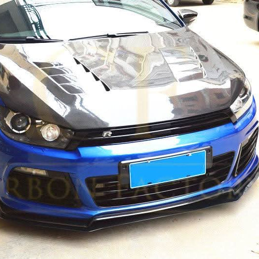 Carbon Fibre Front Splitter for VW Scirocco R 09-14 - Carbon Factory