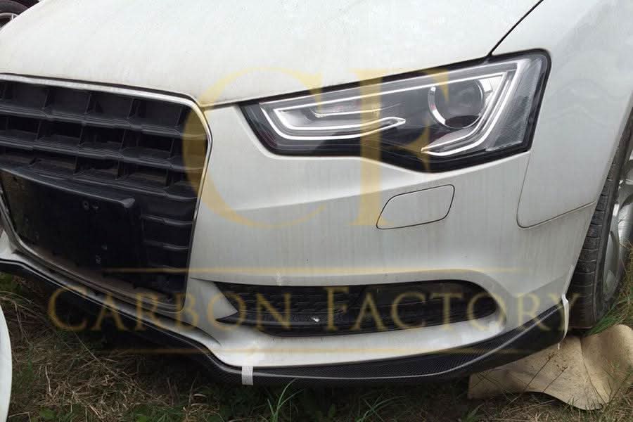 CF Style Carbon Fibre Front Splitter for Audi B8.5 A5 Non S-Line 11-16 - Carbon Factory