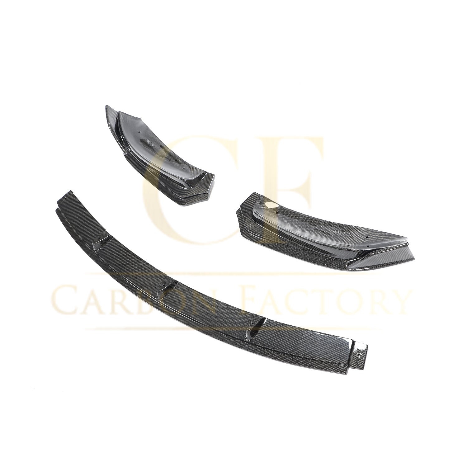 CF Style Carbon Fibre Front Splitter for Tesla Model 3 16-23 - Carbon Factory