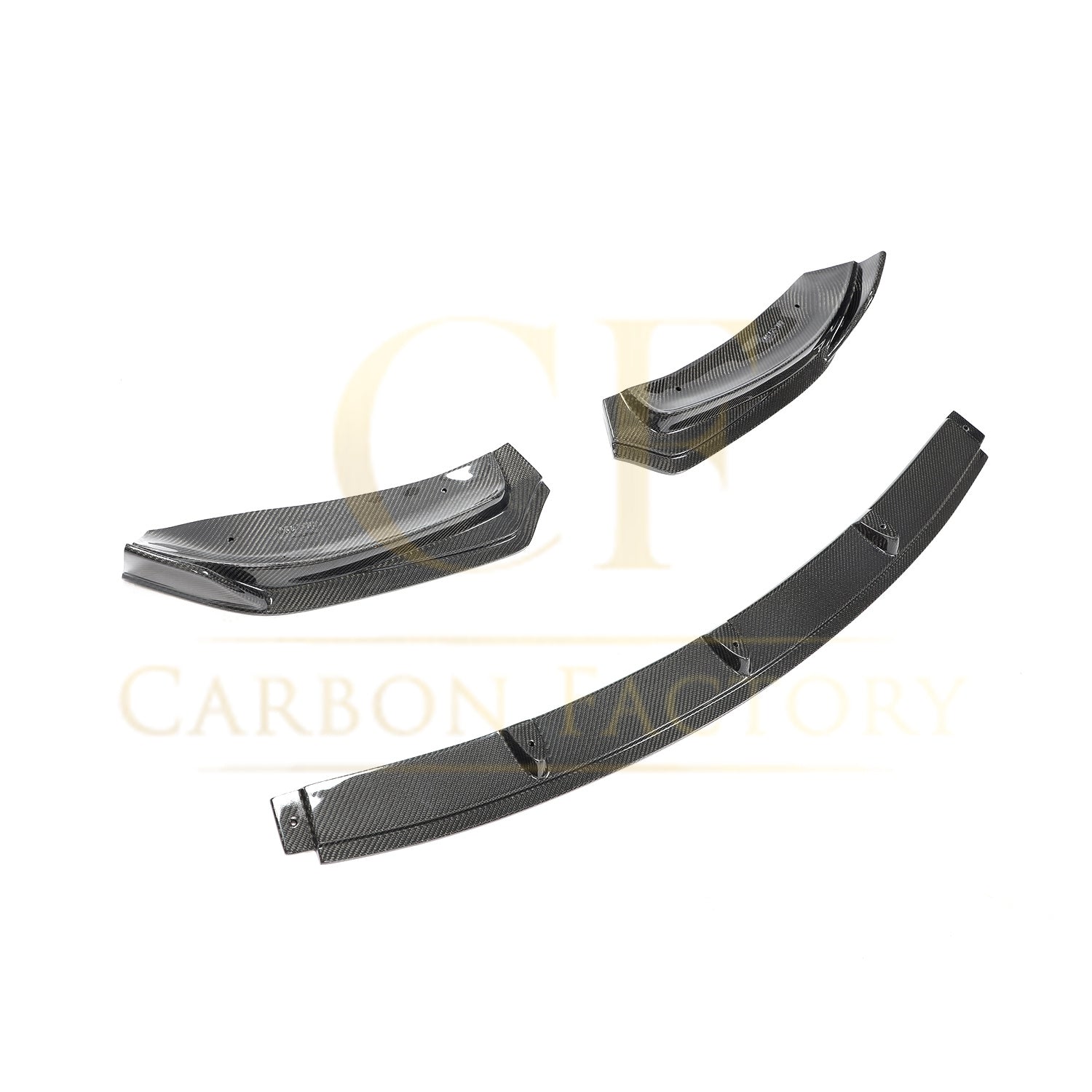 CF Style Carbon Fibre Front Splitter for Tesla Model 3 16-23 - Carbon Factory