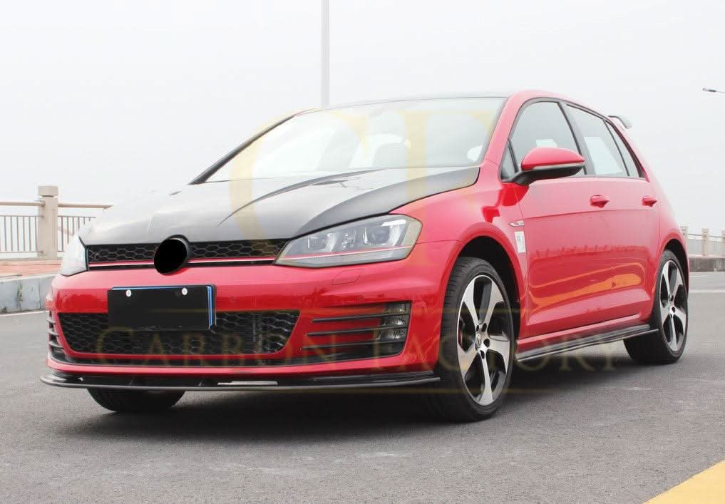 CF Style Carbon Fibre Front Splitter for VW Golf MK7 GTI 14-17 - Carbon Factory